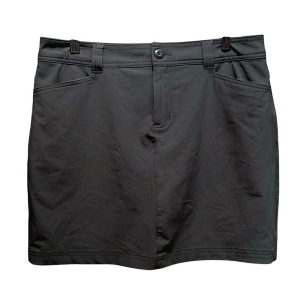 Eddie Bauer Women’s Hiking Outdoor Skort Skirt Size 8 Gray Slate